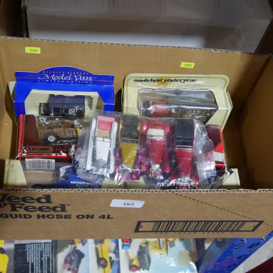 Assorted model cars