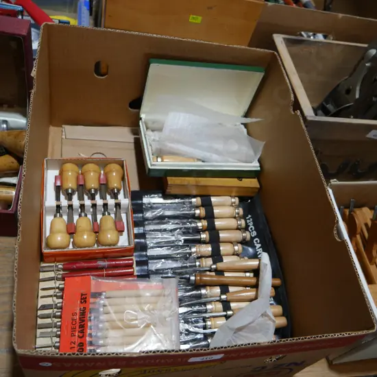 Assorted chisels