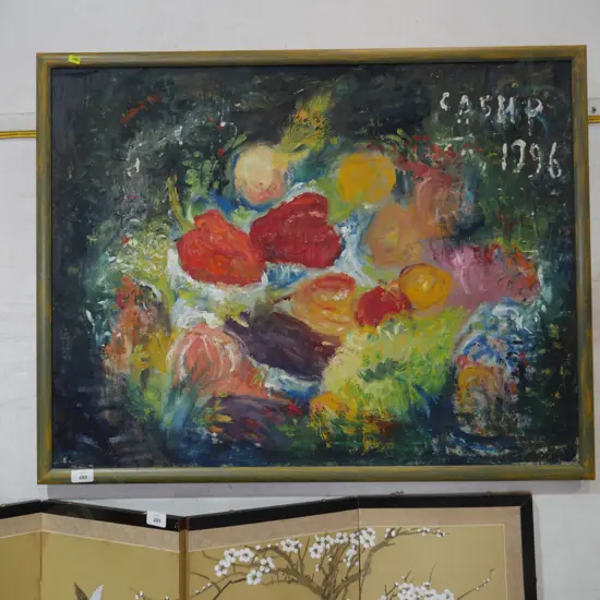 Fruit oil painting