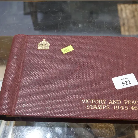 Victory and peace stamp album