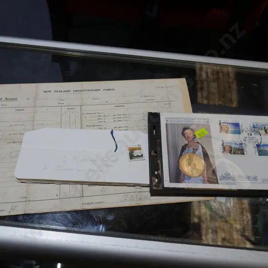 Stamps and coins
