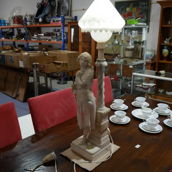 Alabaster lamp