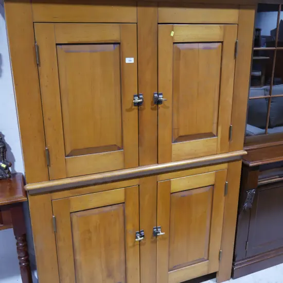 Step back cabinet