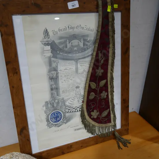 Lodge certificate