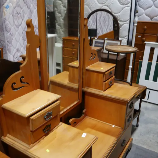 Mirror back dresser