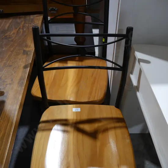 Pair dining chairs