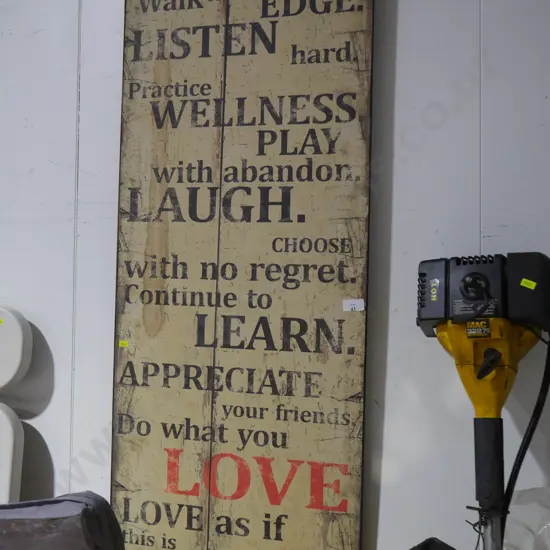 Inspirational wall art