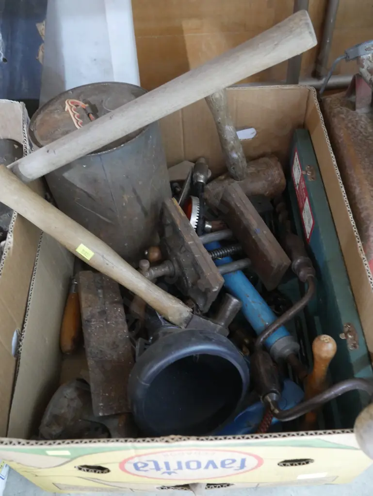 3 boxes tools, petrol can Image 1++