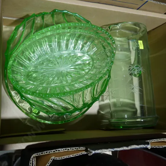 Green glassware