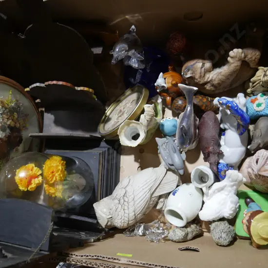 Animal figurines etc