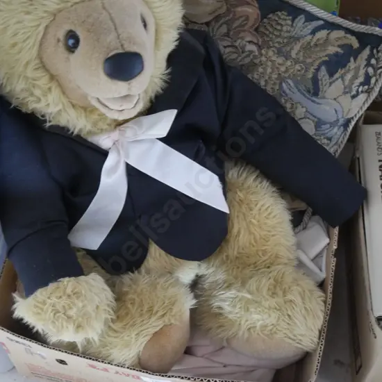 Teddy bear, cushion etc