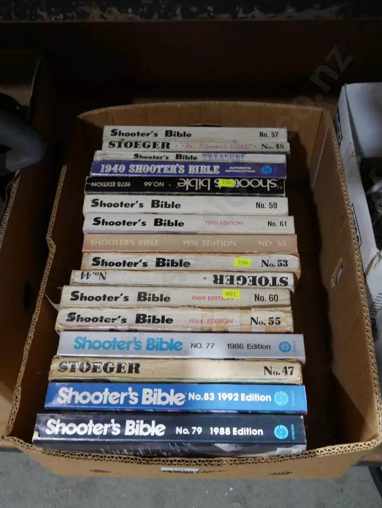 Box of shooters bible books Image 1++