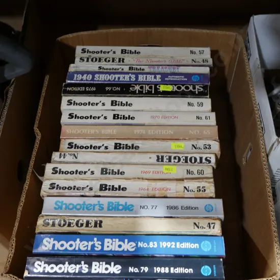 Box of shooters bible books