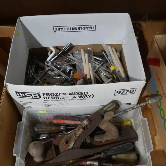 2 boxes of tools