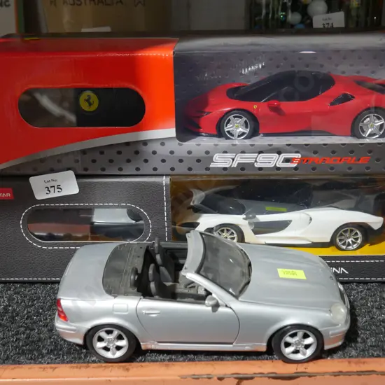 Assorted model cars