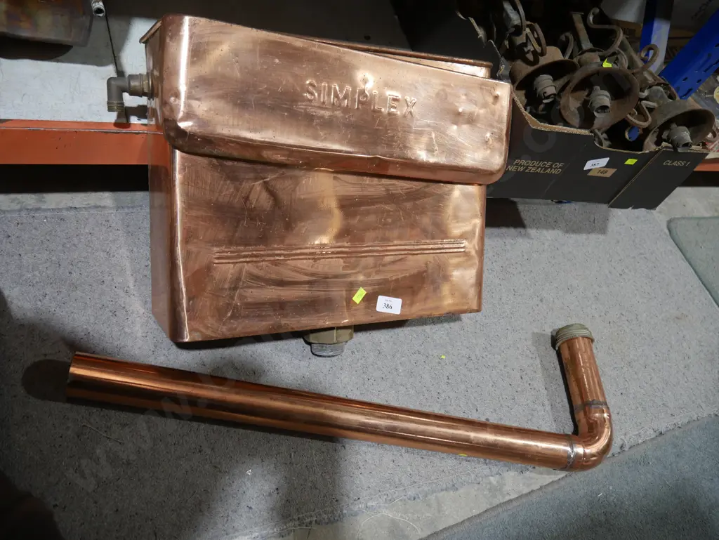 Copper toilet cistern Image 1++