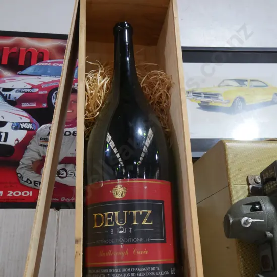 Magnum wine bottle empty