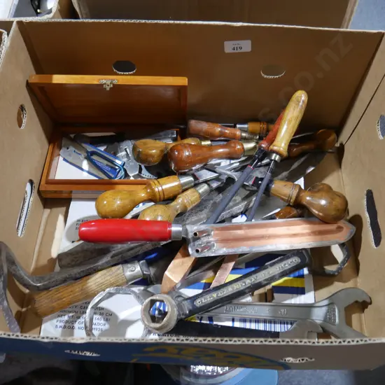 Assorted hand tools
