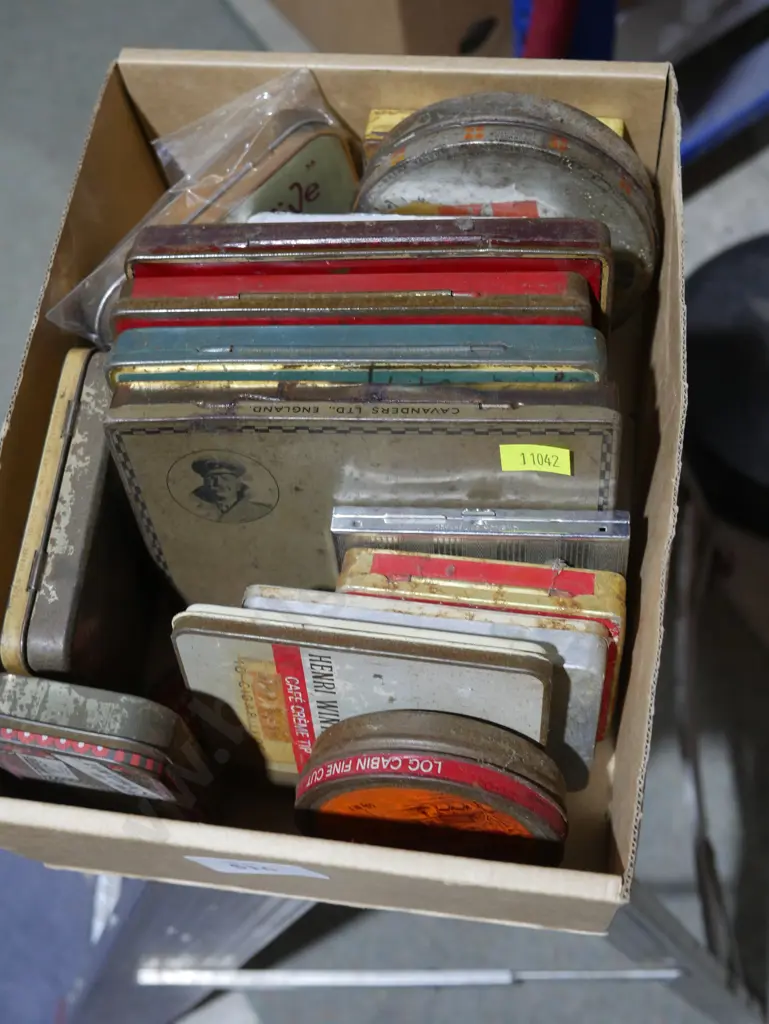 Assorted tobacco tins Image 1++