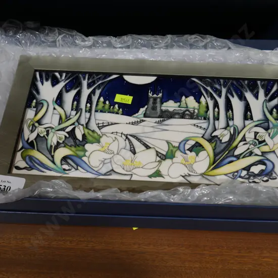 Moorcroft wall plaque