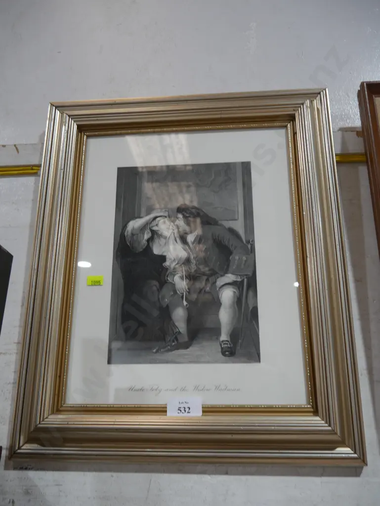 Framed art Uncle Toby and the Widow Wadman Image 1++