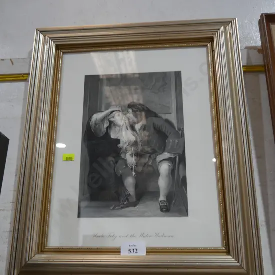 Framed art Uncle Toby and the Widow Wadman