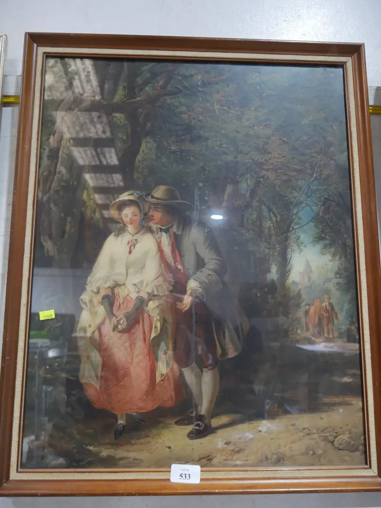 Framed pears print Image 1++