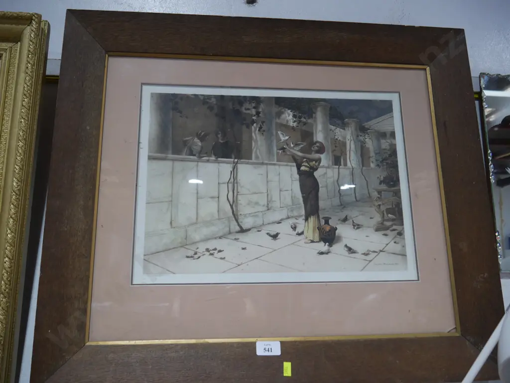 Framed Henry Ryland print Image 1++