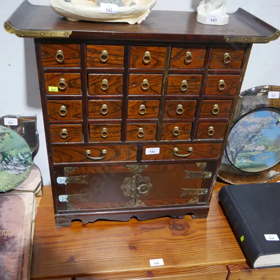 Oriental apothecary cabinet