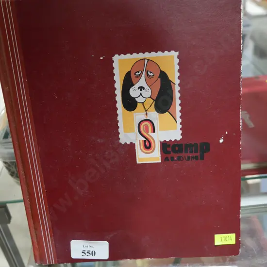 Stamp album and stamps