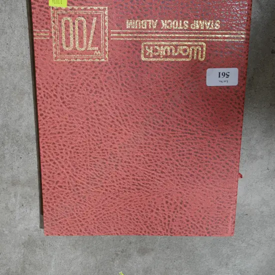 Stamp album and stamps