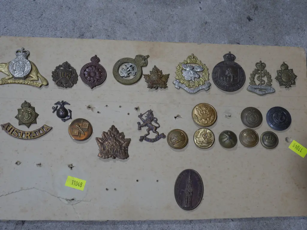 Large collection of military badges etc Image 1++