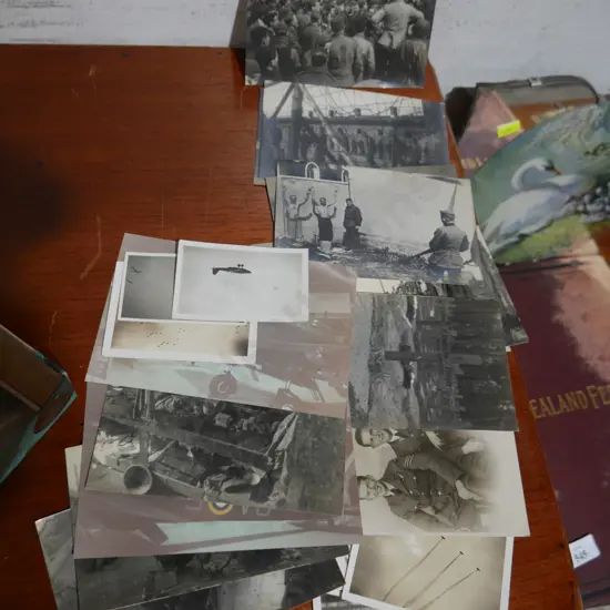 Prisoner of war photographs etc