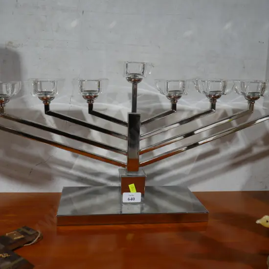 Menorah candle holder