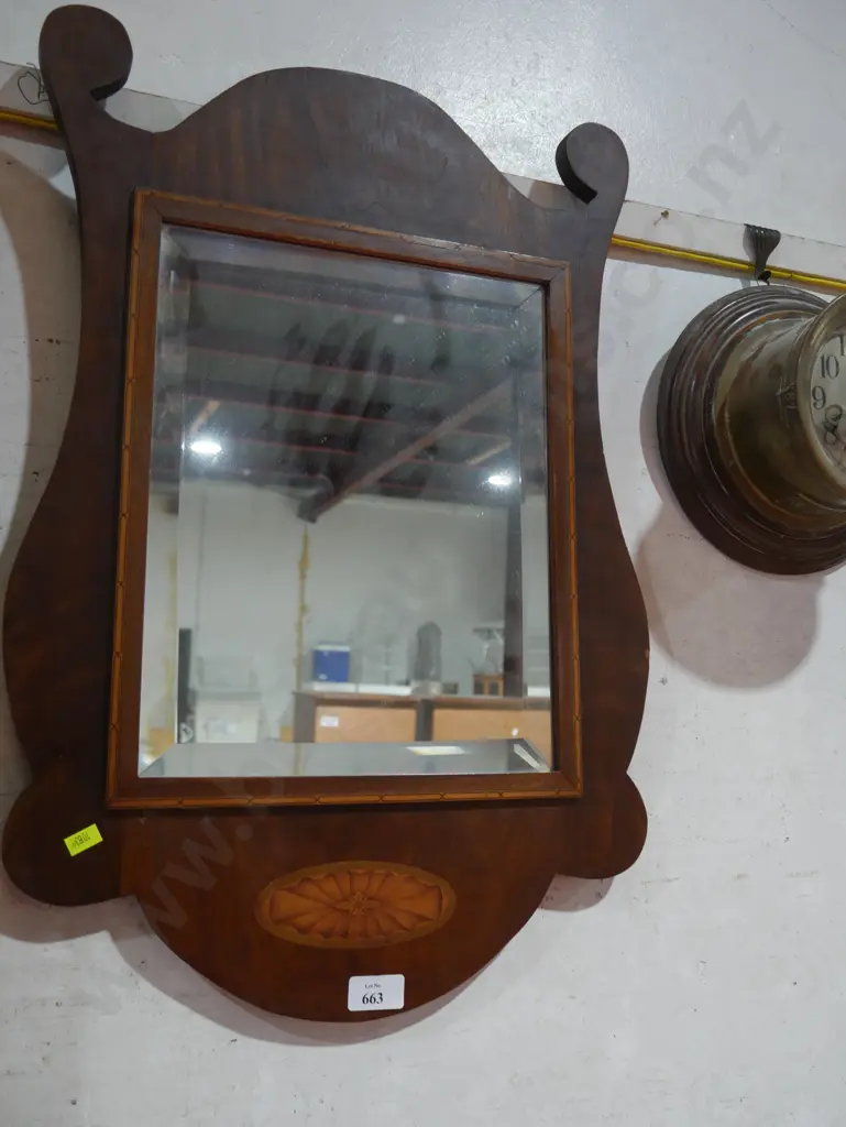 Wooden framed mirror Image 1++