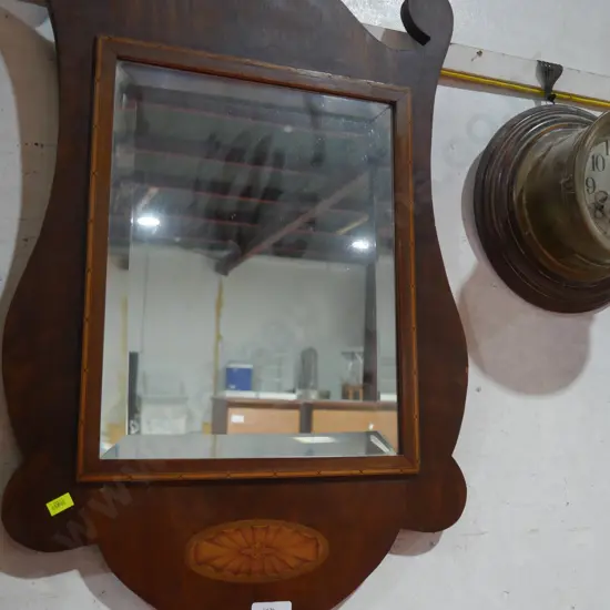 Wooden framed mirror