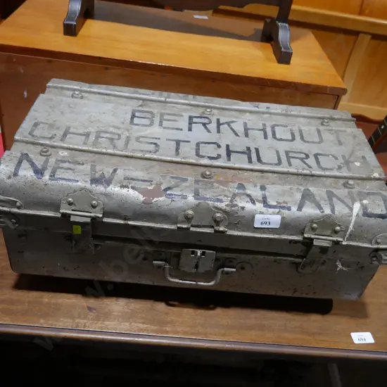Berkhout Christchurch tin trunk