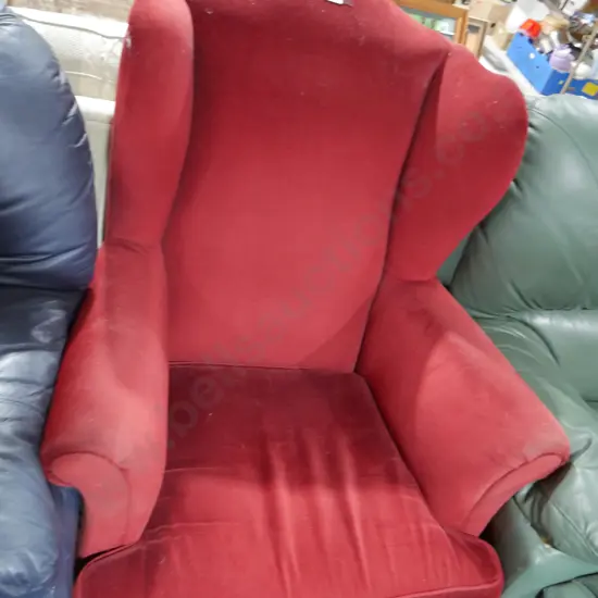 Wing back armchair