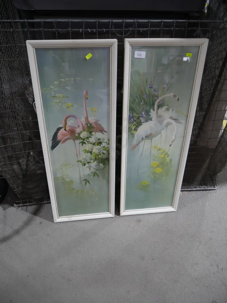 2 flamingo prints Image 1++