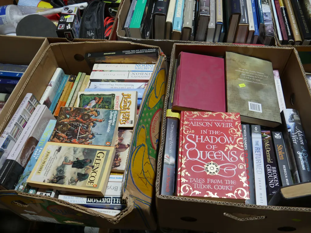 Three boxes of books Image 1++