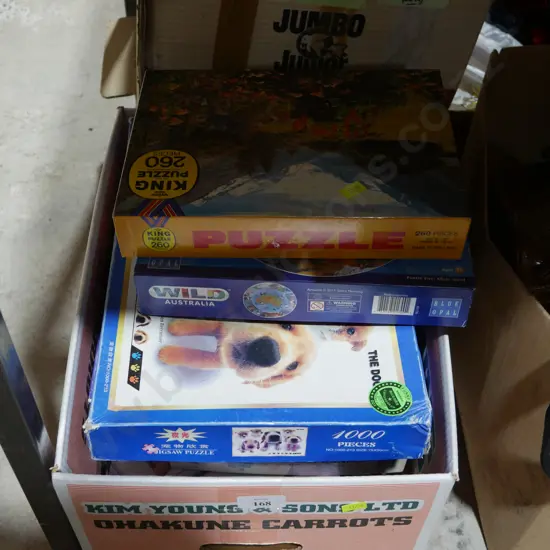Box jigsaw puzzles