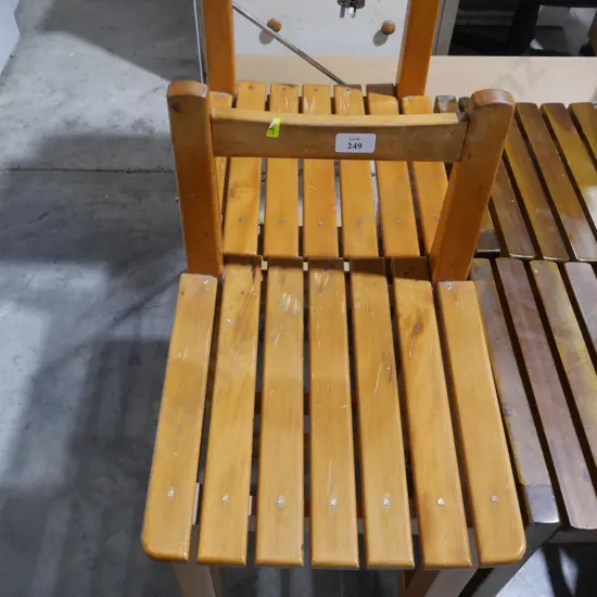 Two bar stools