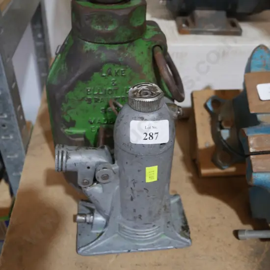 Two bottle jacks