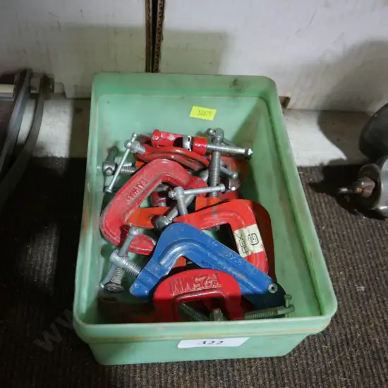 Assorted small clamps