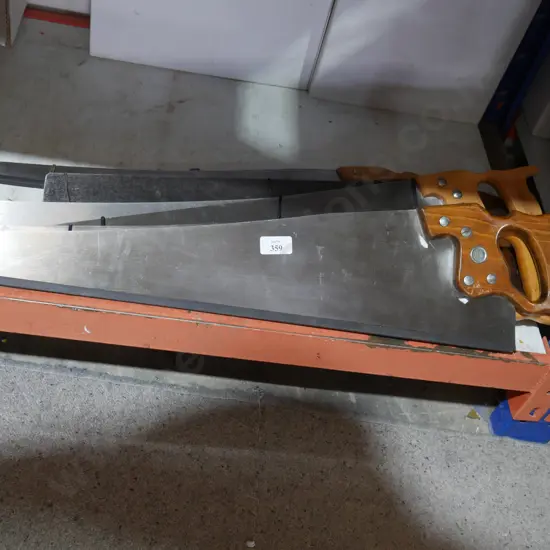 Assorted hand saws