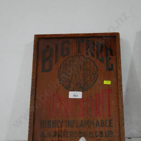 Big tree sign