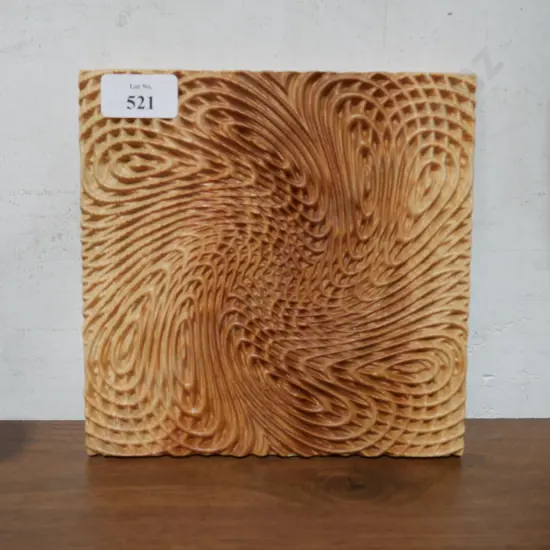 Wooden plaque