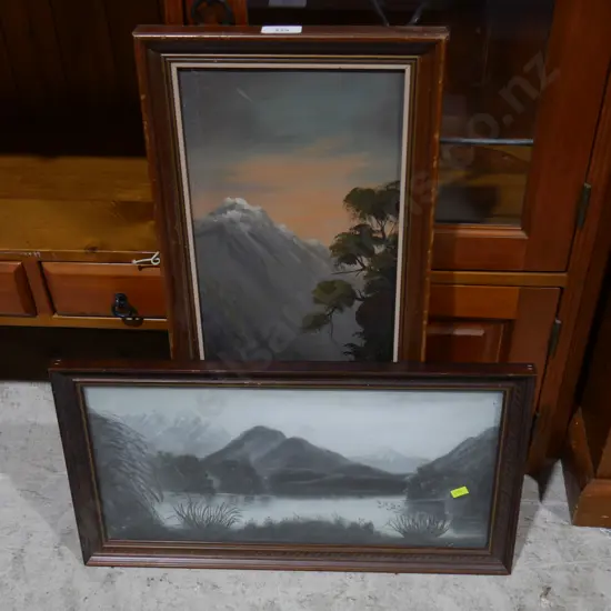 2 oil paintings
