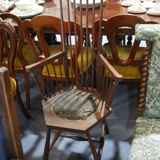 High back chair