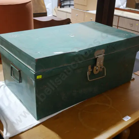 Tin trunk